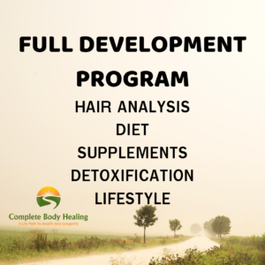 Hair Mineral Analysis Full Development Program – Initial testing and program